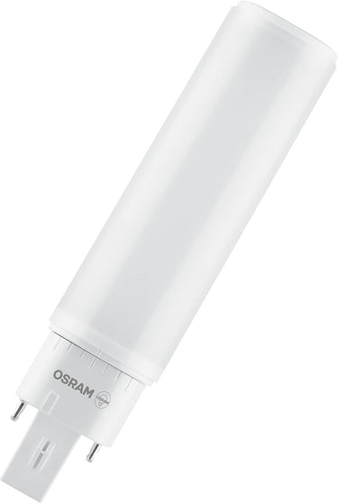 OSRAM DULUX D/E 13 Lámpara LED para casquillo G24Q-1, 6 vatios, 600 lúmenes, blanco cálido (3000K)